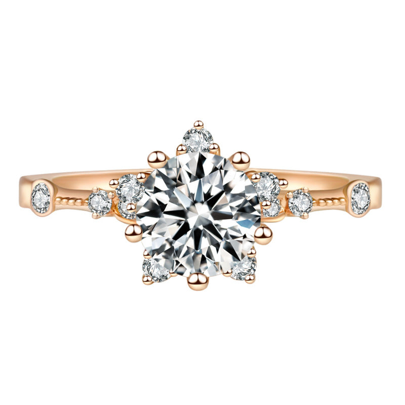 Promise Queen's Diamond Ring - Exquisite Elegance