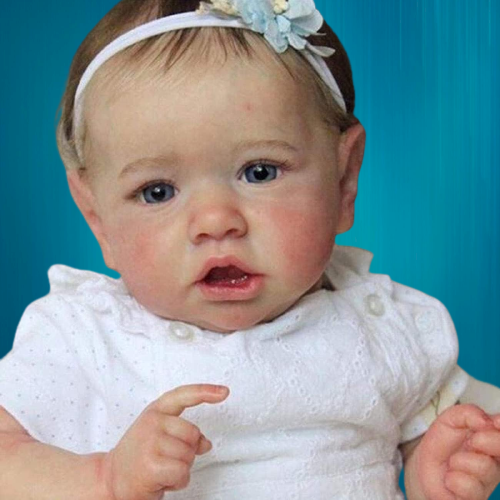 Reborn Baby Dolls, Realistic Baby Reborn Toddlers Vinyl Silicone Body, 22 inch Silicone Baby Sweet Girl Reborn Baby Doll