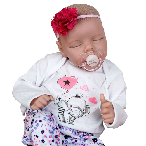 Reborn dolls - 17 Inches Handmade Realistic Baby Dolls Soft Cloth Body, Reborn Baby Dolls Like a Real Baby